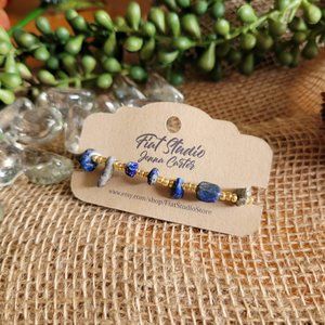 Blue Gold Bracelet